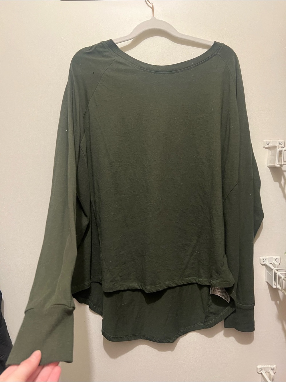 Cotton On Olive Green Long Sleeve Top